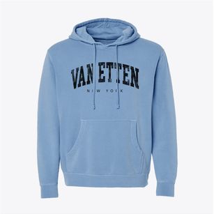 Van Etten New York Urban Vibe Pigment-Dyed Hoodie