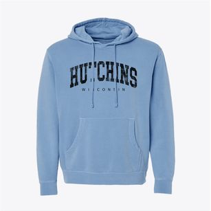 Hutchins Wisconsin Urban Vibe Pigment-Dyed Hoodie