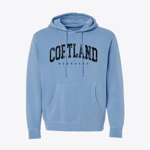 Cortland Nebraska Urban Vibe Pigment-Dyed Hoodie