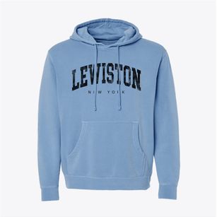Lewiston New York Urban Vibe Pigment-Dyed Hoodie