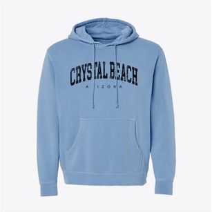 Crystal Beach Arizona Urban Vibe Pigment-Dyed Hoodie