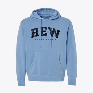 Rew Pennsylvania Urban Vibe Pigment-Dyed Hoodie