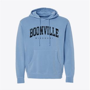 Boonville Missouri Urban Vibe Pigment-Dyed Hoodie