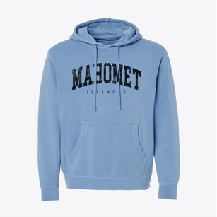 Mahomet Illinois Urban Vibe Pigment-Dyed Hoodie