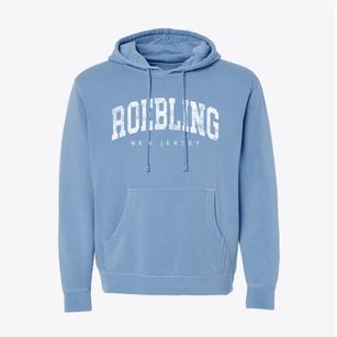 Roebling New Jersey Urban Vibe Pigment-Dyed Hoodie