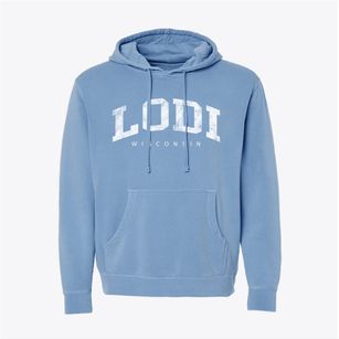 Lodi Wisconsin Urban Vibe Pigment-Dyed Hoodie