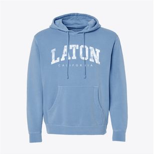 Laton California Urban Vibe Pigment-Dyed Hoodie
