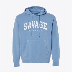 Savage Montana Urban Vibe Pigment-Dyed Hoodie
