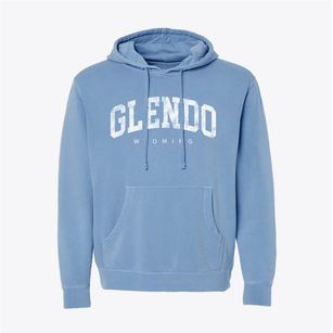 Glendo Wyoming Urban Vibe Pigment-Dyed Hoodie