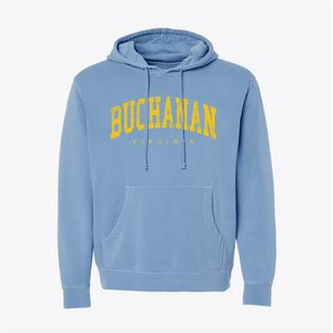 Buchanan Virginia Urban Vibe Pigment-Dyed Hoodie
