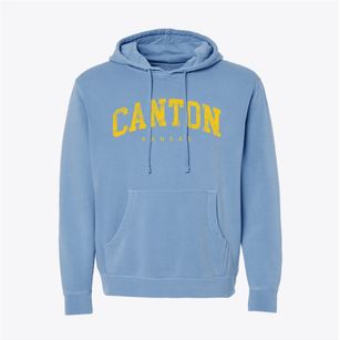 Canton Kansas Urban Vibe Pigment-Dyed Hoodie