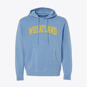 Wheatland Indiana Urban Vibe Pigment-Dyed Hoodie