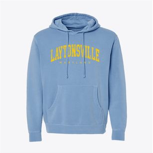 Laytonsville Maryland Urban Vibe Pigment-Dyed Hoodie