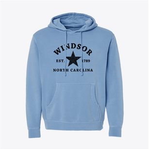 Windsor North Carolina Star Pigment-Dyed Hoodie