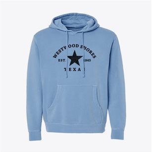 Westwood Shores Texas Star Pigment-Dyed Hoodie