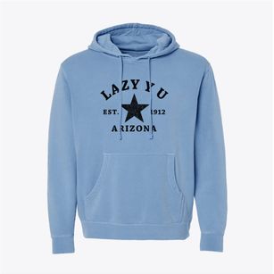 Lazy Y U Arizona Star Pigment-Dyed Hoodie