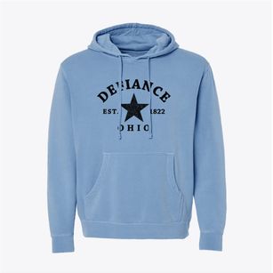 Defiance Ohio Star Pigment-Dyed Hoodie