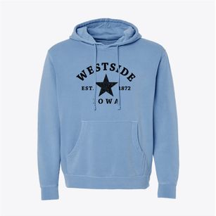 Westside Iowa Star Pigment-Dyed Hoodie