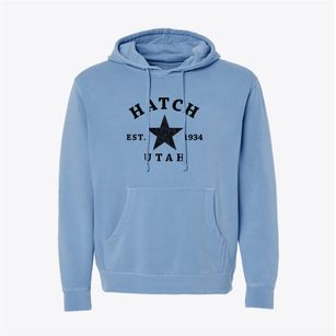 Hatch Utah Star Pigment-Dyed Hoodie