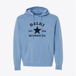 Delhi Minnesota Star Pigment-Dyed Hoodie