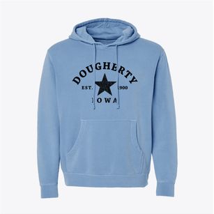 Dougherty Iowa Star Pigment-Dyed Hoodie
