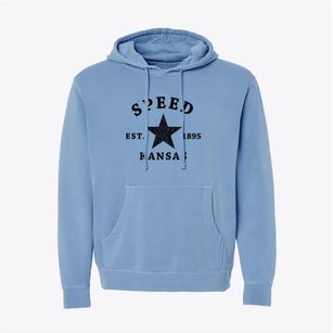 Speed Kansas Star Pigment-Dyed Hoodie