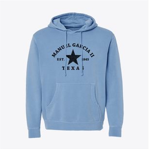 Manuel Garcia Ii Texas Star Pigment-Dyed Hoodie