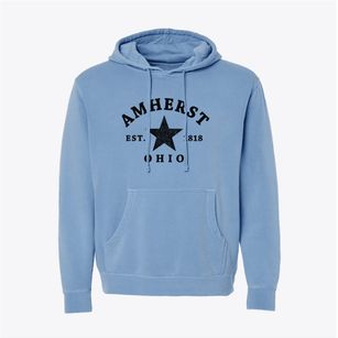 Amherst Ohio Star Pigment-Dyed Hoodie