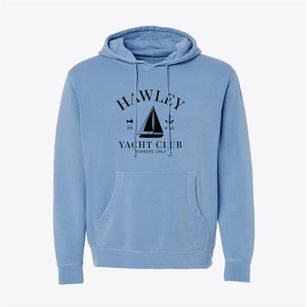 Hawley Texas Yacht Club Pigment-Dyed Hoodie