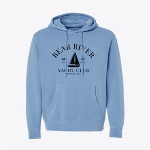 Bear River Wyoming Yacht Club Pigment-Dyed Hoodie