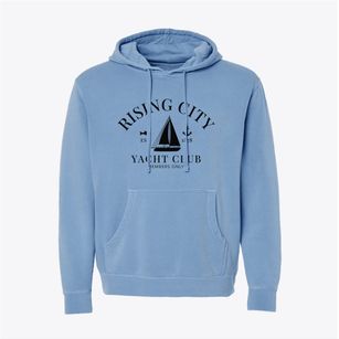 Rising City Nebraska Yacht Club Pigment-Dyed Hoodie