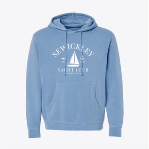 Sewickley Pennsylvania Yacht Club Pigment-Dyed Hoodie