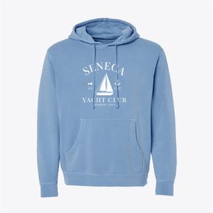 Seneca Kansas Yacht Club Pigment-Dyed Hoodie