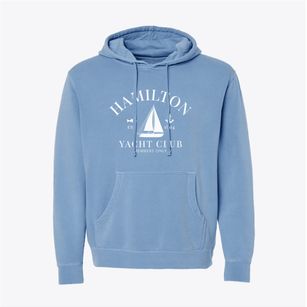 Hamilton North Carolina Yacht Club Pigment-Dyed Hoodie