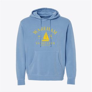 Wareham Massachusetts Yacht Club Pigment-Dyed Hoodie