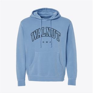 Walnut Iowa Inline Pigment-Dyed Hoodie