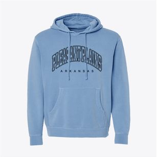 Pleasant Plains Arkansas Inline Pigment-Dyed Hoodie