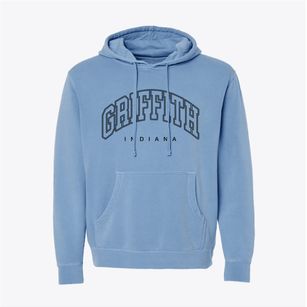 Griffith Indiana Inline Pigment-Dyed Hoodie