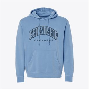 Friendship Arkansas Inline Pigment-Dyed Hoodie