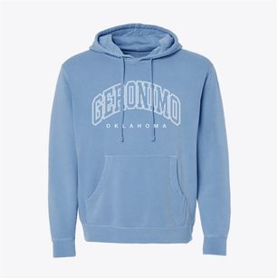 Geronimo Oklahoma Inline Pigment-Dyed Hoodie