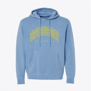 Stevens Point Wisconsin Inline Pigment-Dyed Hoodie
