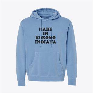 Kokomo Indiana Classic 70s Pigment-Dyed Hoodie