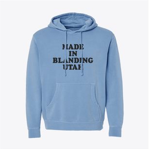 Blanding Utah Classic 70s Pigment-Dyed Hoodie