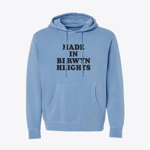 Berwyn Heights Maryland Classic 70s Pigment-Dyed Hoodie