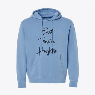 East Trenton Heights New Jersey Freestyle Pigment-Dyed Hoodie