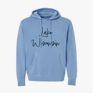 Lake Wisconsin Wisconsin Freestyle Pigment-Dyed Hoodie