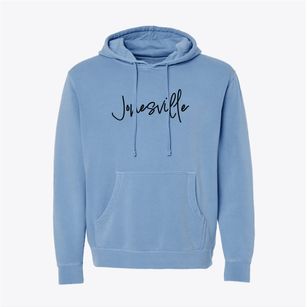 Jonesville North Carolina Freestyle Pigment-Dyed Hoodie
