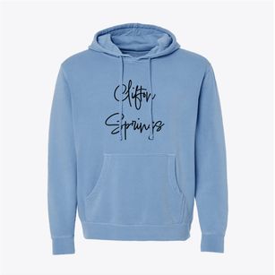 Clifton Springs New York Freestyle Pigment-Dyed Hoodie