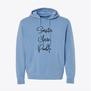 Santa Clara Pueblo New Mexico Freestyle Pigment-Dyed Hoodie