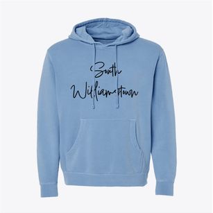 South Williamstown Massachusetts Freestyle Pigment-Dyed Hoodie